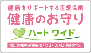 健康のお守りハートワイド